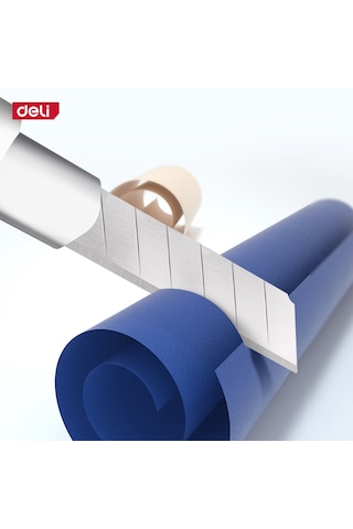 Delı Profesyonel 9mm Maket Bıçağı Yedeği 13 Lü