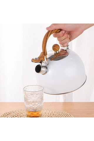 Paslanmaz Çelik Demlik Beyaz Renk Diğer