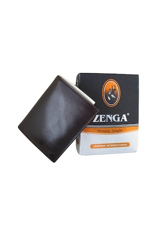 Zenga Deri Erkek Cüzdanı 102-2 Kahverengi