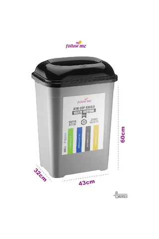Atık Geri Dönüşüm Kutusu (50 Litre)