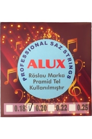 Alux Alx020P Pramid Uzun Sap Bağlama Teli 0.20 Alux Alx020P Pramid Uzun Sap Bağlama Teli 0.20