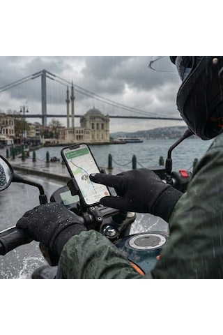 Ayağıma Getir Rvk Mevsimlik Motosiklet Eldiveni Şehir İçi Kurye Ve Günlük Sürüş İçin İdeal, Rüzgar Korumalı Dokunmatik Ek