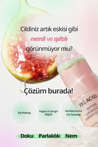 İncir Asidi İçeren Enzim Toz Peeling Goodal Fig Acid Peptide Skin Booster Powder Cleanser