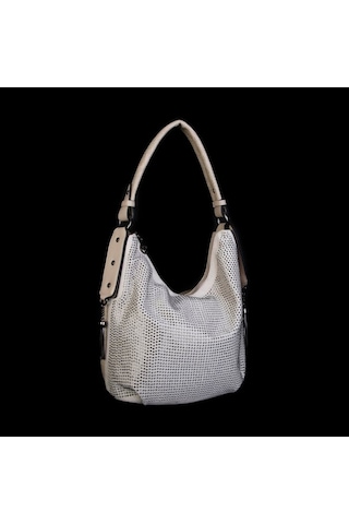Nas 1071 Taşlı Kadın Omuz Çantası Kum Siyah