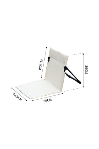 Novahub Açık Kamp Hafif Katlanır Sandalye, Plaj Taşınabilir Tek Yastık Sandalye Siyah/kırmızı Yeşil