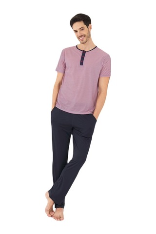 Yeni İnci Viskon 3'lü Erkek Pijama Takım Epj825 001