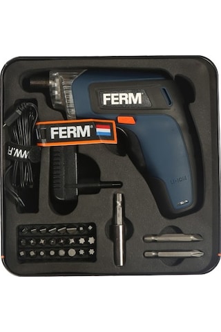 Ferm CDM1132 3.6V 1.3Ah Li-Ion Akülü Vidalama + 27 Parça Set
