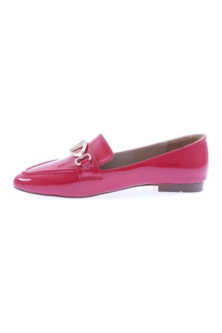 Dgn 154-22k Kadin Üzeri V Toka Loafer 154-1974-R9097 Kırmızı
