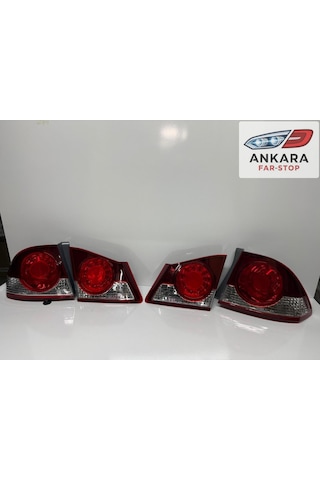 Honda Civic Fd6 2007 - 2009 Stop Lambası Sağ - Sol İç Ve Dış Takım Toplam 4 Adet Stop