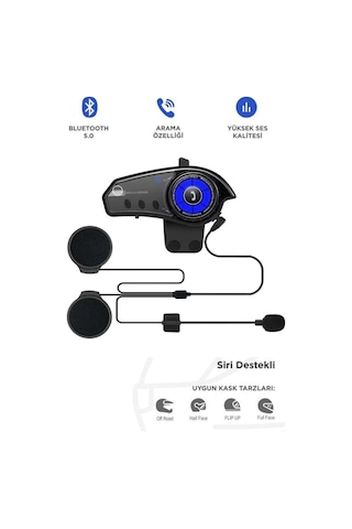 Moto Kurye Kask Kulaklık Bluetooth Motosiklet Kulaklık Bluetooth