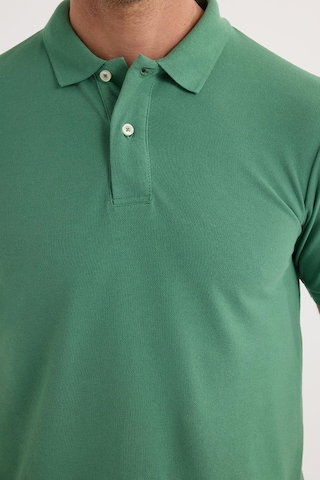 Tudors Erkek Slim Fit Dar Kesim Pamuklu Yumuşak Dokulu Serin Tutan Kumaş Düz Pike Yeşil Polo Yaka Tişört-33703 Yeşil
