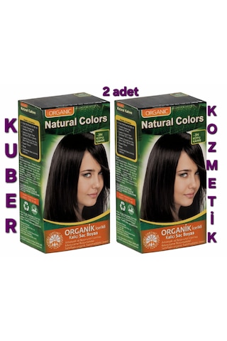 Natural Colors 3n Koyu Kahve Organik İçerikli Amonyaksız Kalıcı Saç Boyası 2 Kutu Boya