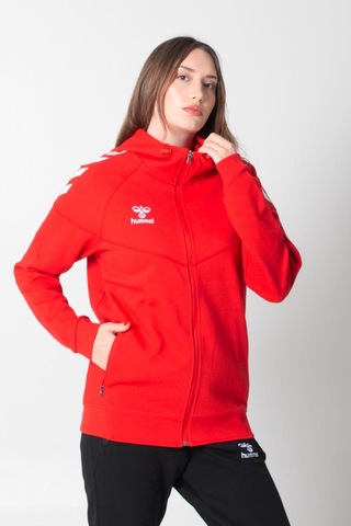 Hummel Armin Pro Pamuklu Sweatshirt Kırmızı