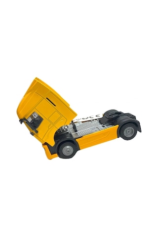Işıklı Sesli Pilli Çek Bırak Metal Oyuncak Iveco Tır Sarı