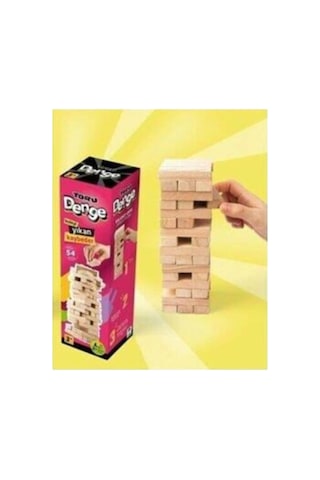 Jenga Ahşap Oyunu 54 Parça