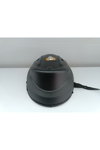 Mrthlmt Yerli Üretim Havalandırma Delikli Jokey Motosiklet Kaskı Mat Siyah