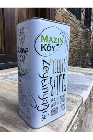 Mazınköy Erken Hasat Soğuk Sıkım Naturel Sızma Zeytinyağı Teneke 2 x 5 L