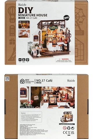 Rolife Slow Life Cafe - Kendin Yap Minyatür Maket