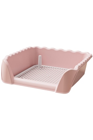 Homyl Köpek Tuvalet Taşınabilir Eğitim Lazımlık Pembe