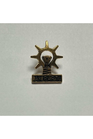 Asyabayrak Ak Parti Logolu Yaka Rozeti Çok Renkli
