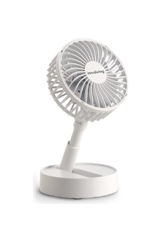 Şarj Edilebilir Katlanır Vantilatör Ayarlanabilir Yükseklik Ve Açı 3v Siyah