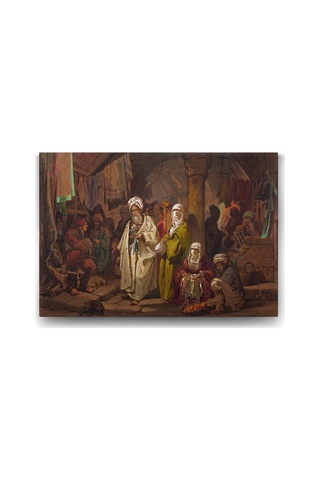 A. Preziosi - The Grand Bazaar Tablosu - 100x70cm