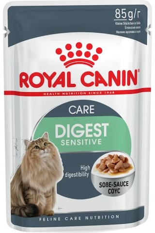 Royal Canin Digest Sensitive Gravy Pouch Yetişkin Kedi Yaş Maması 12 x 85 G
