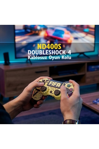 Nodar Nd400s Ps4 Uyumlu Kablosuz Gamepad Oyun Kolu - Sarı