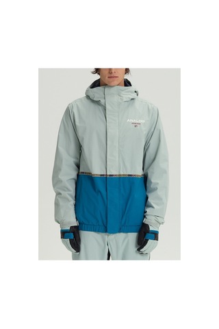 Burton Analog Analog Blast Cap Winter Jacket Aquagr/clstal Aquagr/clstal