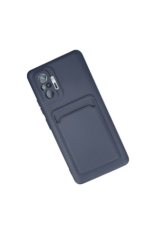 Uryport Xiaomi Redmi Note 10 Pro Kılıf Kelvin Kartvizitli Silikon - Lacivert Çok Renkli