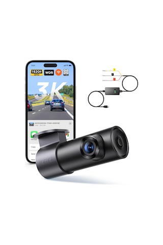 70mai 2k M310 Araç Kamerası + Up0 Arabalar İçin 70mai 2k M310 Mini Araç Kamerası, 1296p Wdr Wifi, Gece Görüşü, Uygulama Kontrolü İle 24 Saat Park İzleme, Döngü Kayıt Çarpışma Algılama, Maks. 256gb