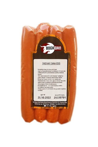 Boğadan Cheddarlı Sosis (1 KG)