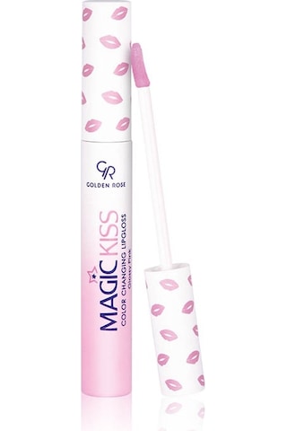 Golden Rose Magic Kiss Color Changing Lipgloss Pink