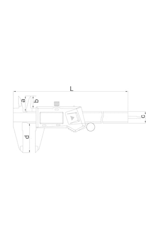 Insize Dijital Kumpas 1108 - 200 Mm