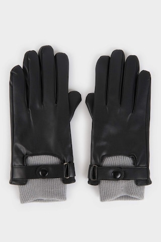 Defacto Kadın Suni Deri Eldiven C6842ax25wnbk23 Siyah-bk23