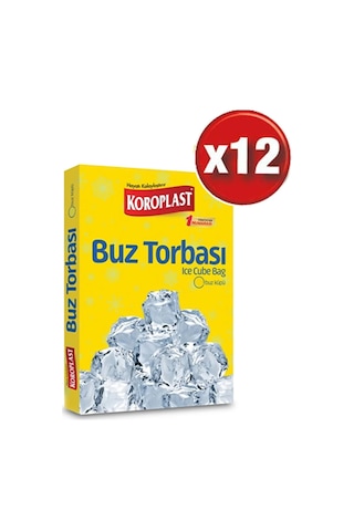 Koroplast Buz Torbası 12 x 196 Küp