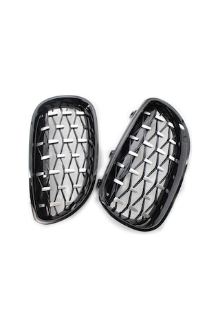 Bmw 5 Serisi E60 Diamond Ön Panjur Piano Black 2004-2009