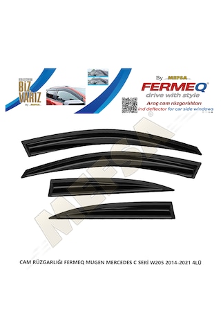 Cam Rüzgarlığı Fermeq Mugen Mercedes C Seri W205 2014-2021 4lü