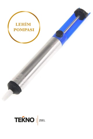 Teknozeel Metal Gövdeli Lehim Sökme Pompası Havya Pompası