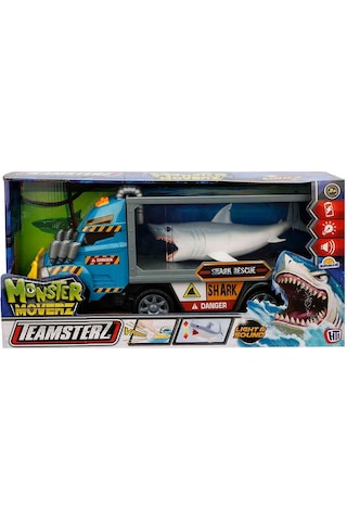 Teamsterz Monster Moverz Sesli Ve Işıklı Köpek Balığı Kurtarma K