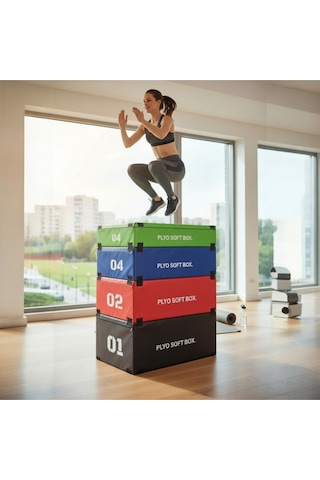 Prof Soft Plyo Box Set Modüler Soft Plyometrik Kutu Seti