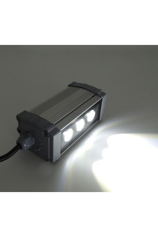 10 Cm Wallwasher Led Bina Dış Duvar Aydınlatma Boyama Beyaz Işık Gri