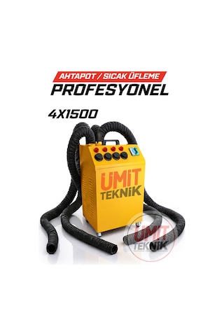 Pro 6000w Profesyonel Oto Koltuk Kurutma Makinesi 4 Çıkışlı Araç İçi Kurutma Makinesi Ahtapot