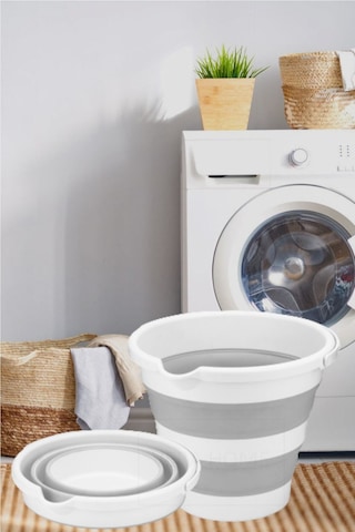 Vera Bath Katlanır Su Kovası Kulplu 12 Lt
