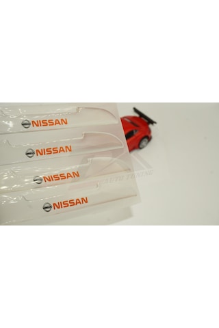 Nissan Logo Kapı Kenarı Koruma Şeffaf Kauçuk 3M Band New Style