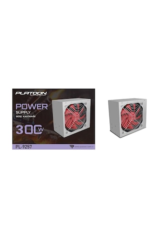 Platoon Pl-9257 300w Kutulu Power Supply 2 Sata / 12cm Fan