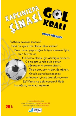 Karşınızda Şinasi - Gol Kralı - Demet Türkmen - Harika Çocuk
