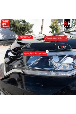 Honda Cr-v 2013-2018 Yıl Aralığı Uyumlu Kaput Rüzgarlık 3mm