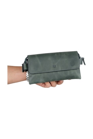 Mft Leather Hakiki Deri Unisex El Çantası Boliva 9874 Tiguan Haki
