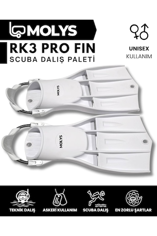 Rk3 Pro Fın Scuba Dalış Paleti Beyaz
